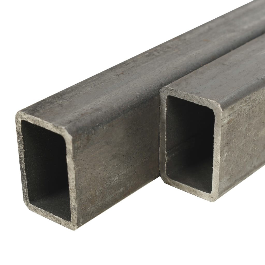 2x Structural Steel Tubes Rectangular Box Section 1m 60x30x2mm